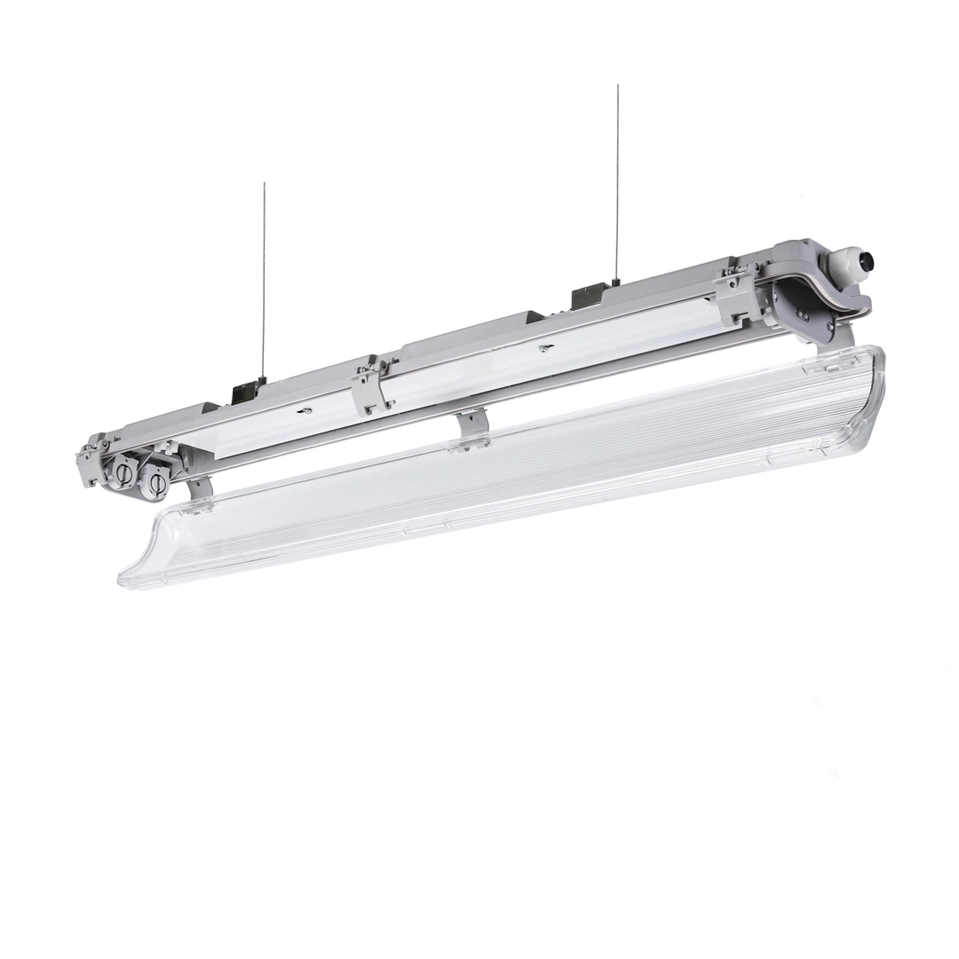 Förhandsvisning Limea Led-rör Slim Hermetic G13 2x60 250 V Ip65 710x90x63 Mm Grå Limea Led-rör Slim Hermetic G13 2x60 250 V Ip65 710x90x63 Mm Grå