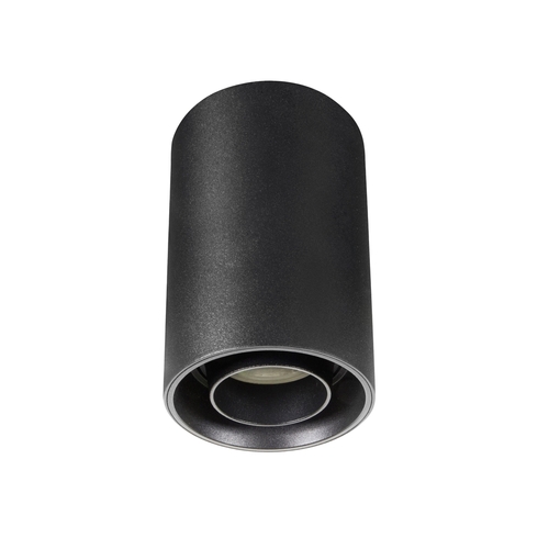 Kontrollera Chloe Gu10 Spot Utanpåliggande Gu10 250 V Ip20 80x130mm Svart Rund Rörlig