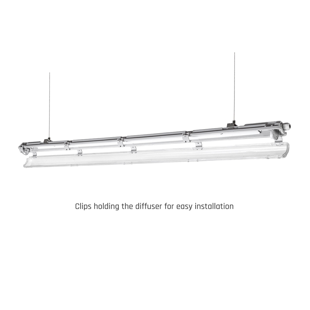 Förhandsvisning Limea Led Rör Slim Hermetic G13 1x150 250 V Ip65 1610x65x63 Mm Grå Limea Led Rör Slim Hermetic G13 1x150 250 V Ip65 1610x65x63 Mm Grå