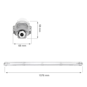 Limea Led Rör Slim Hermetic G13 1x150 250 V Ip65 1610x65x63 Mm Grå 5 Limea Led Rör Slim Hermetic G13 1x150 250 V Ip65 1610x65x63 Mm Grå small 5