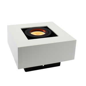 Mirora Gu10 Utanpåliggande Gu10 250 V Ip20 145 X145 X85mm Vit Svart Fyrkant Rörlig small 2