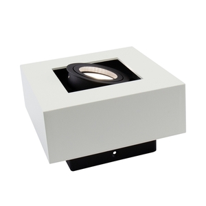 Mirora Gu10 Utanpåliggande Gu10 250 V Ip20 145 X145 X85mm Vit Svart Fyrkant Rörlig small 5