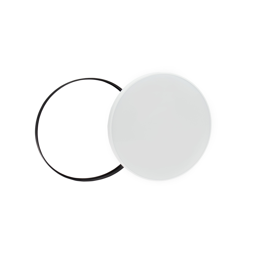 Kontrollera Nymphea Black & White Rings 32 Ww 230 V 115st Ip54 Fi380x55 Vit/Svart Rund Sensor Nymphea Black & White Rings 32 Ww 230 V 115st Ip54 Fi380x55 Vit/Svart Rund Sensor