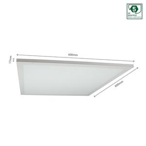 Algine Duo 2in1 Panel 30 W Nw 230 V 120st Ip20 Ik06 600x600x17mm Vit 5 års garanti.strömförsörjning integrerad small 5