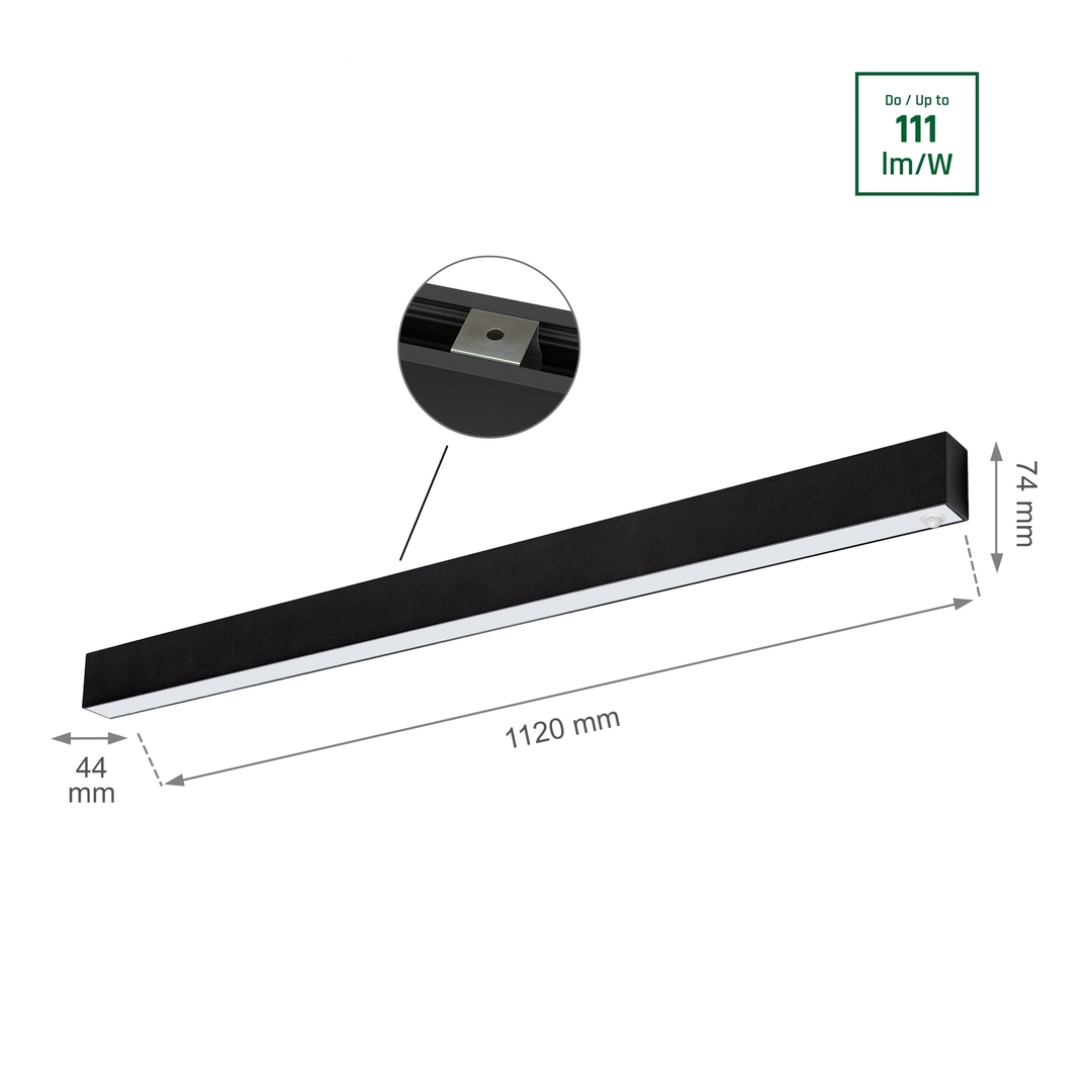 Kontrollera Allday Go 840 36 W 230 V 112cm 115st Svart Sensor 2 års garanti Allday Go 840 36 W 230 V 112cm 115st Svart Sensor 2 års garanti