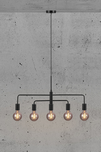GLOOM taklampa Nordlux E27 40W Metall Svart small 0