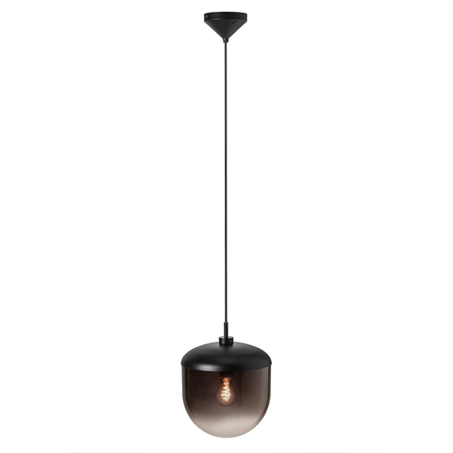 Kontrollera MAGIA taklampa Nordlux E27 15W Glas Svart