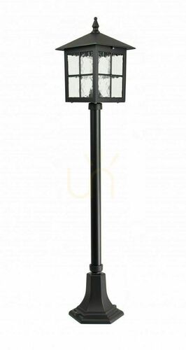 Kontrollera Utomhusstående trädgårdslampa SU-MA Venedig svart isglas 106 cm K 5002/2/KW