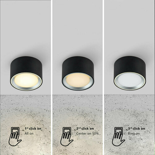 Kontrollera LANDON Nordlux LED metall badrumslampa svart