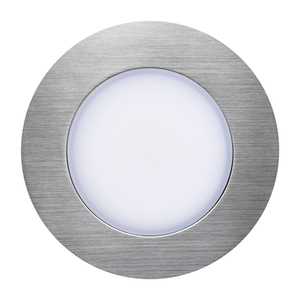 LEONIS Nordlux LED infälld armatur Plast Borstat nickel small 2