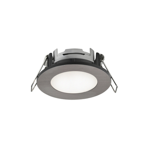 LEONIS Nordlux LED infälld armatur Plast Borstat nickel small 4