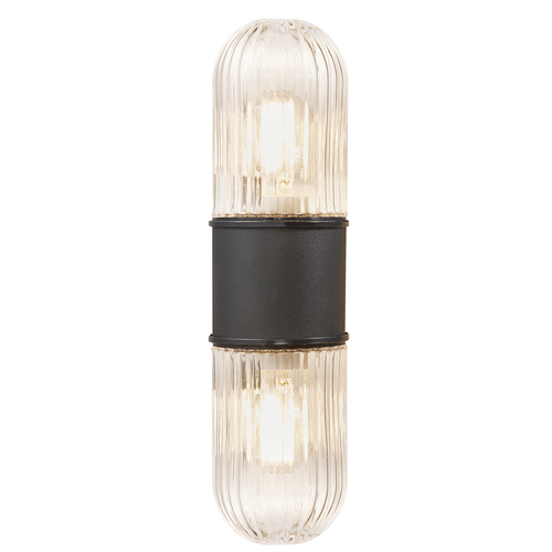 Kontrollera KONYO Nordlux E27 2x40W Vägglampa i metall Svart