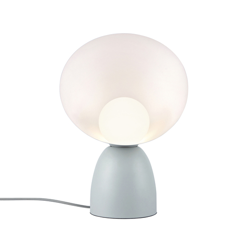 Kontrollera HELLO DFTP E14 25W grå bordslampa i metall.