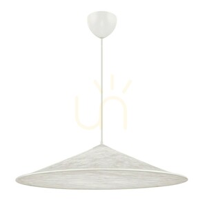 DFTP Hill 85 pendellampa, vit, Tyvek, 3 × E27 small 6