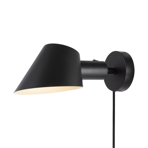 Kontrollera STAY DFTP E27 60W Vägglampa i aluminium Svart