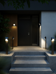 PONTIO trädgårdslampa Nordlux GU10 25W Aluminium Svart small 0