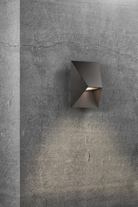 Nordlux PONTIO GU10 25W aluminium svart vägglampa. small 3