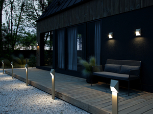 PONTIO trädgårdslampa Nordlux GU10 25W Aluminium Beige small 0