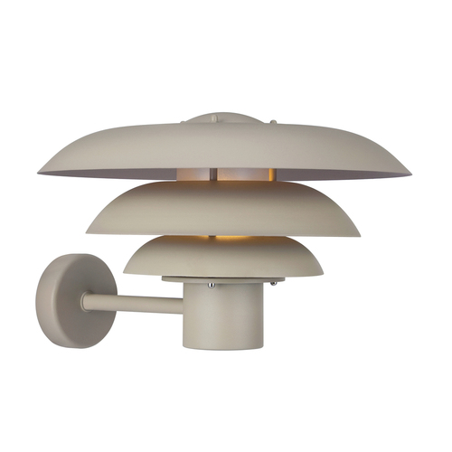 Kontrollera KURNOS Nordlux E27 20W Vägglampa i beige metall