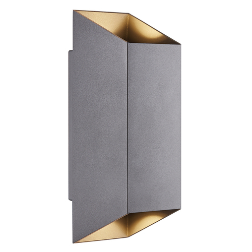 Kontrollera Nordlux Nico Square 22 antracit utomhusvägglampa 2xGU10 35 W 2218221050