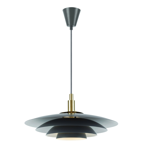 Kontrollera BRETAGNE taklampa Nordlux G9 25W Metall Grå
