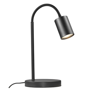 EXPLORE bordslampa GU10 7W svart 360° vridbart huvud flexibel arm 37 cm 2213505003 Nordlux small 1