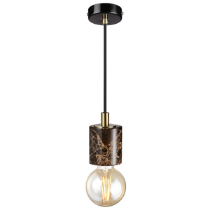 Nordlux E27 60W Marmor Brun SIV Pendellampa small 2
