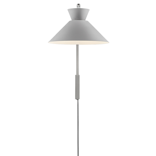Kontrollera Nordlux DIAL vägglampa E27 40W Metall Grå