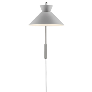 Nordlux DIAL vägglampa E27 40W Metall Grå small 0