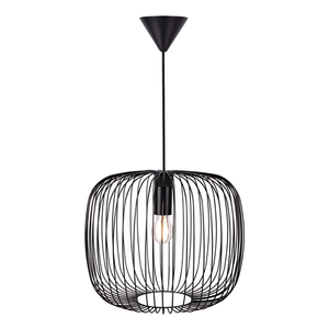 BERONI Nordlux E27 60W Metallpendellampa Svart small 2