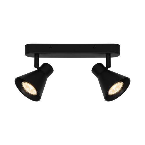 Kontrollera EIK Nordlux GU10 2X35W taklampa i metall svart