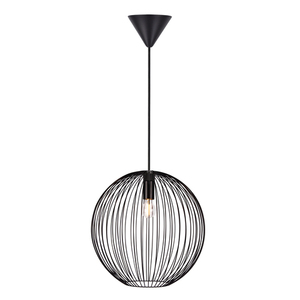 BERONI Nordlux E27 60W Metallpendellampa Svart small 1