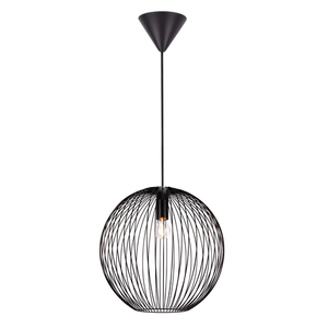BERONI Nordlux E27 60W Metallpendellampa Svart small 2