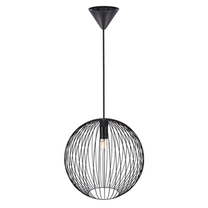 BERONI Nordlux E27 60W Metallpendellampa Svart small 3