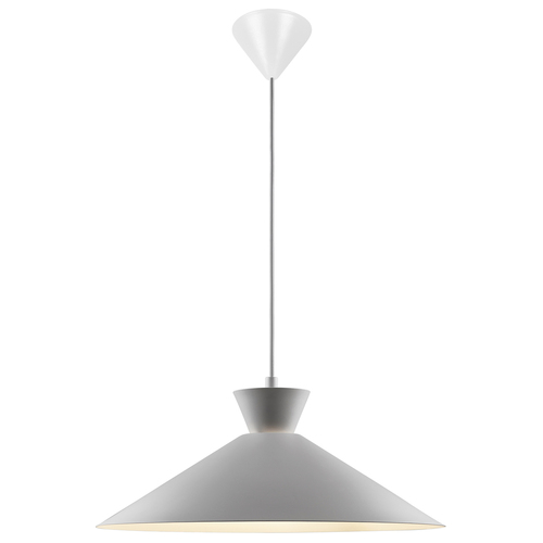 Kontrollera Nordlux DIAL pendellampa E27 40W Metall Grå