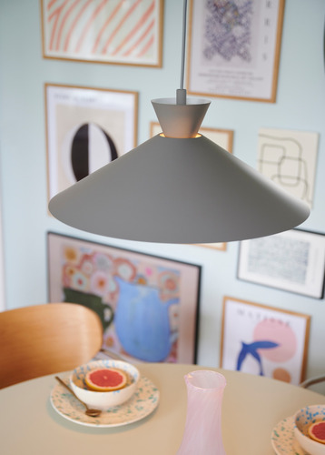 Kontrollera Nordlux DIAL pendellampa E27 40W Metall Grå