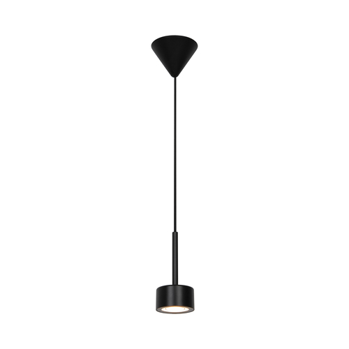 Kontrollera CLYDE Nordlux LED-pendellampa i metall Svart