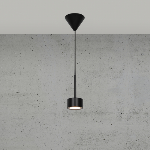 Kontrollera CLYDE Nordlux LED-pendellampa i svart metall