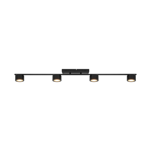Kontrollera CLYDE Nordlux LED-taklampa i metall Svart