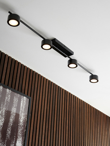 CLYDE Nordlux LED-taklampa i metall Svart small 0