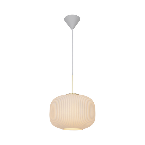 Kontrollera MILFORD taklampa Nordlux E27 40W Glas Vit