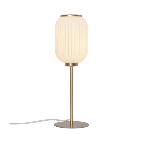 Kontrollera MILFORD bordslampa Nordlux E27 40W Glas Mässing