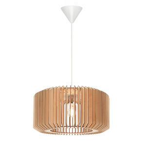 ASTI Pendellampa Nordlux E27 40W Trä Naturell small 2