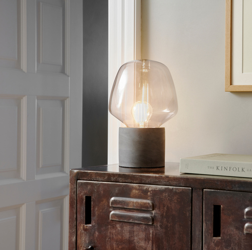 Kontrollera CHRISTINA bordslampa Nordlux E27 25W Betong Antracit