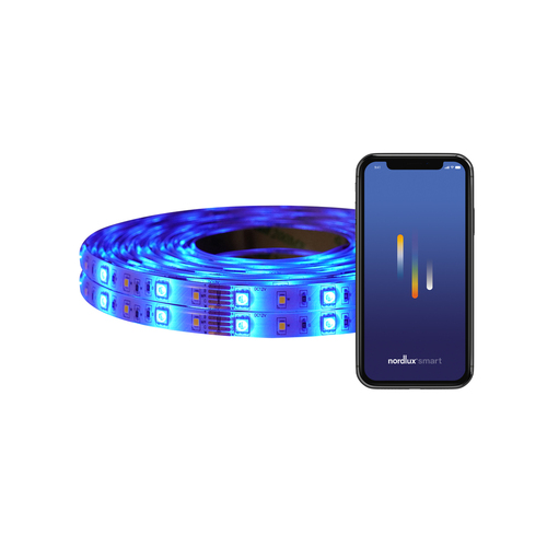 Kontrollera Nordlux SmartLed LED-remsa LED Plast Vit