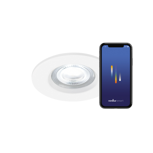 Kontrollera DonSmart Nordlux LED infälld armatur Plast Vit