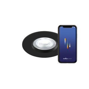 DonSmart Nordlux LED infälld armatur Plast Svart small 1