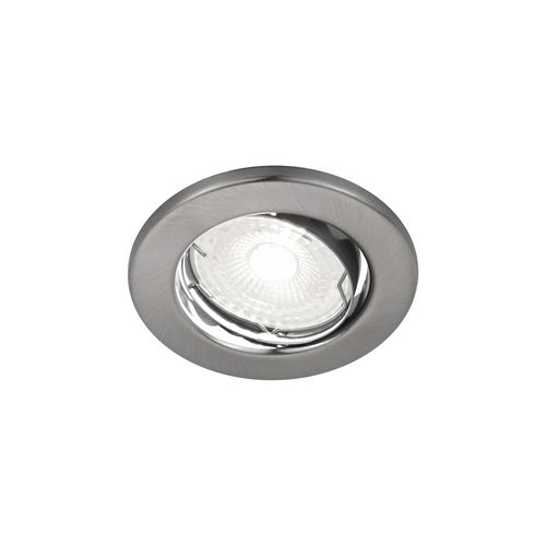 Kontrollera CANIS Nordlux GU10 50W Metall Borstat Nickel Inbyggd belysning