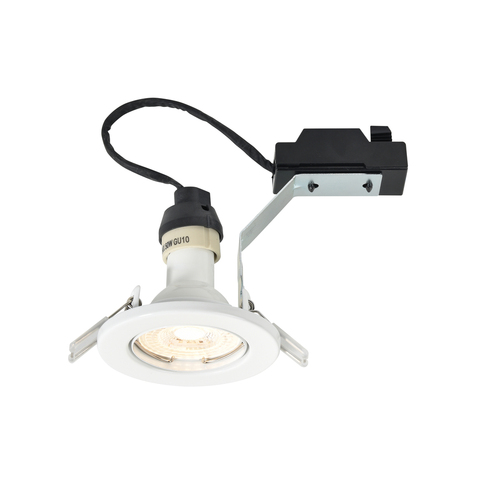 Kontrollera CANIS Nordlux GU10 50W Metall Vit Infälld armatur