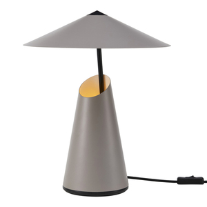 TAIDO DFTP E27 25W Brun bordslampa i metall small 0